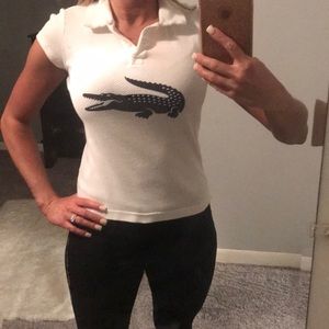 🐊 Rare! Vintage Lacoste Jersey Polo